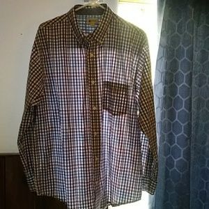 Haggar new men's button up shirt.